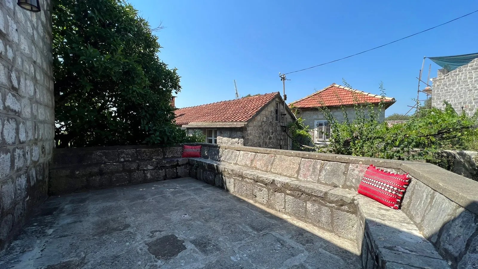 Three houses in the charming village of Klinci on the Lustica peninsula